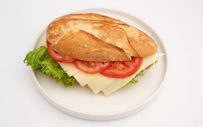 Baguette mit Gouda Baguette mit Gouda