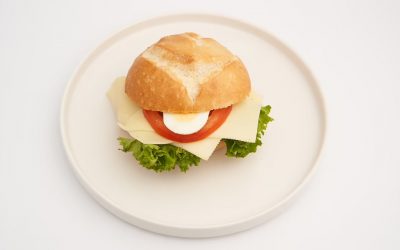 Schrippe mit Gouda Schrippe mit Gouda